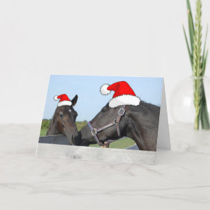 Christmas Horses Holiday Card
