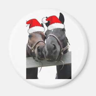 Christmas Horses Magnet