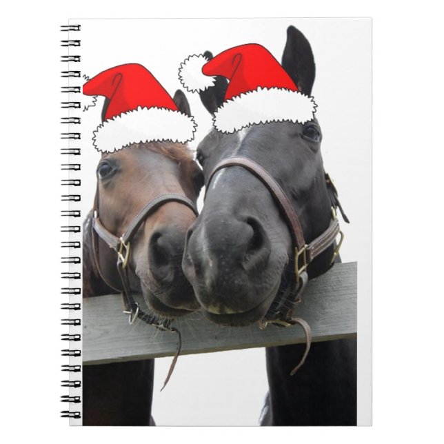 Christmas Horses Notebook (Front)