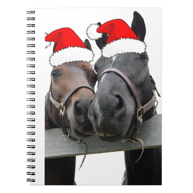 Christmas Horses Notebook (Front)