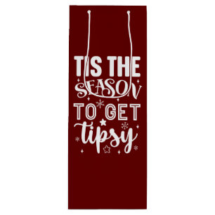 Christmas Hostess Gift Wine Gift Bag