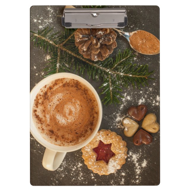 Christmas Hot Chocolate Clipboard (Front)