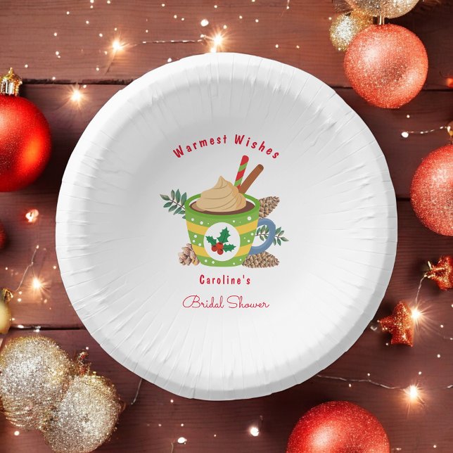 Christmas Hot Chocolate Cocoa Cup   Paper Plate (Creator Uploaded)