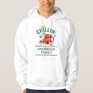 Christmas Hot Chocolate Cookies   Family Name Hoodie