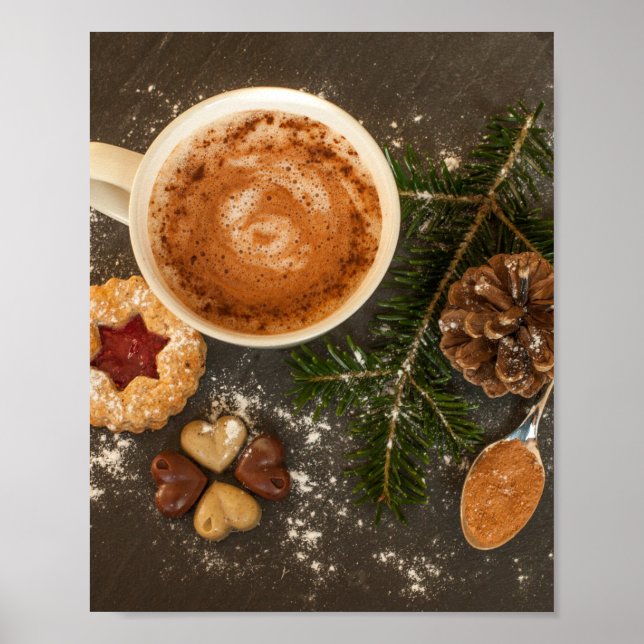 Christmas Hot Chocolate Poster (Front)