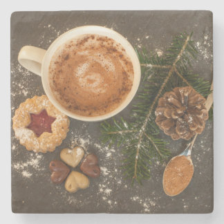 Christmas Hot Chocolate Stone Coaster