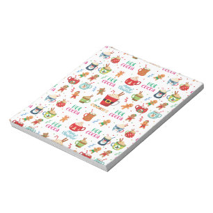 Christmas hot Cocoa, Ginger Cookies  Notepad