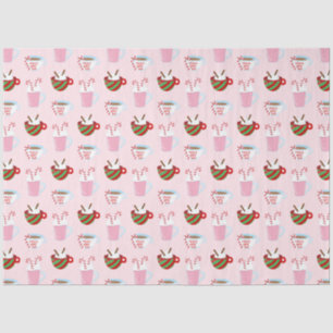 Christmas Hot Cocoa Pattern Tissue Paper