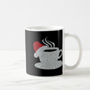 Christmas Hot Coffee Cup Santa's Hat Xmas Holidays