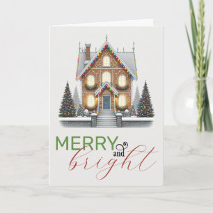 Christmas House Card