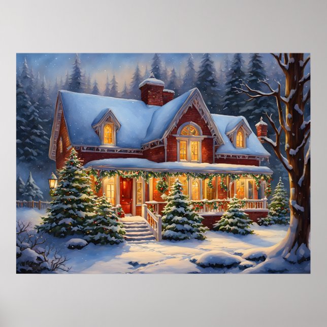 Christmas House Poster (Front)