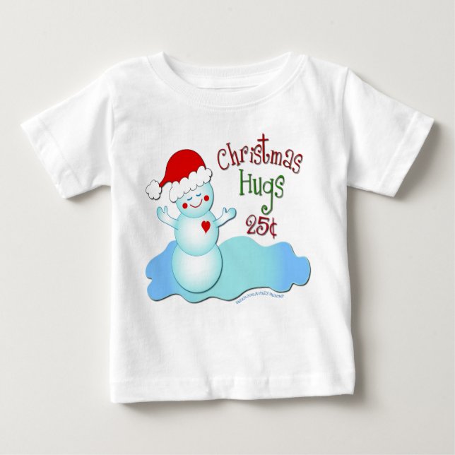 Christmas Hugs Baby T-Shirt (Front)