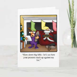 Christmas Humour Greeting Card "Spectickles"