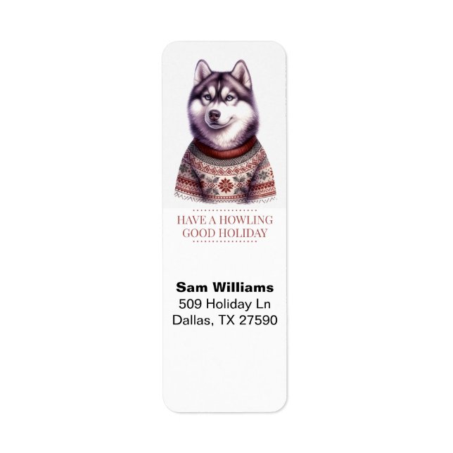 Christmas Husky Custom (Front)