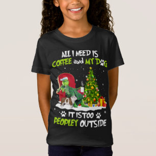 Christmas I Need Is Coffee And My English Bulldog T-Shirt