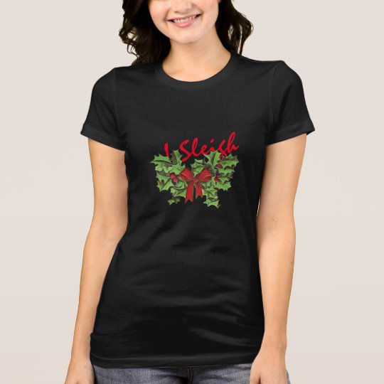 christmas i sleigh emoji funny shirt-design T-Shirt