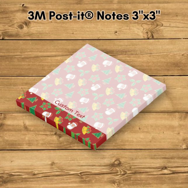Christmas Icons Pattern Post-it Notes (Creator Uploaded)