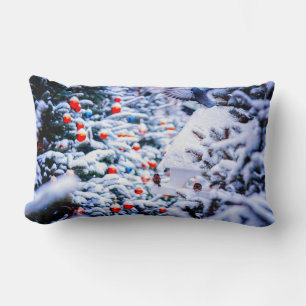 Christmas Idyll stunning Lumbar Cushion