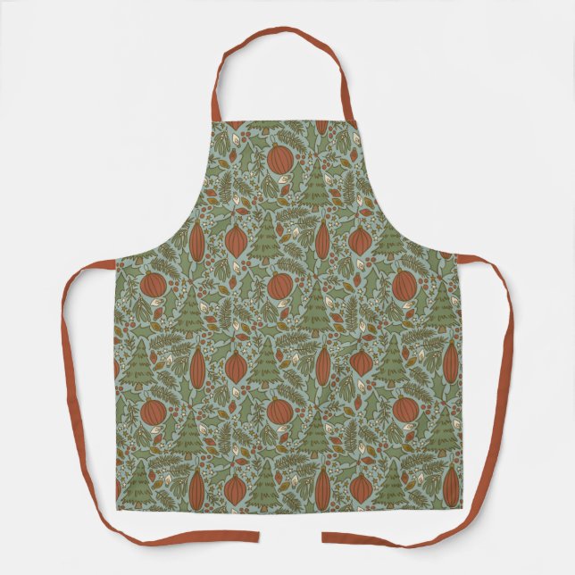 Christmas Illustration Apron (Front)