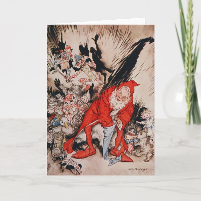 Christmas illustrations holiday card (Front)