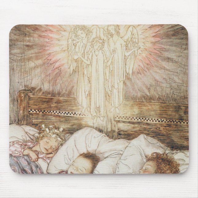 Christmas illustrations mouse pad (Front)