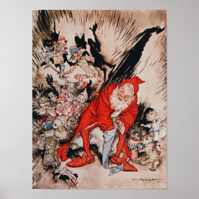 Christmas illustrations poster (Front)