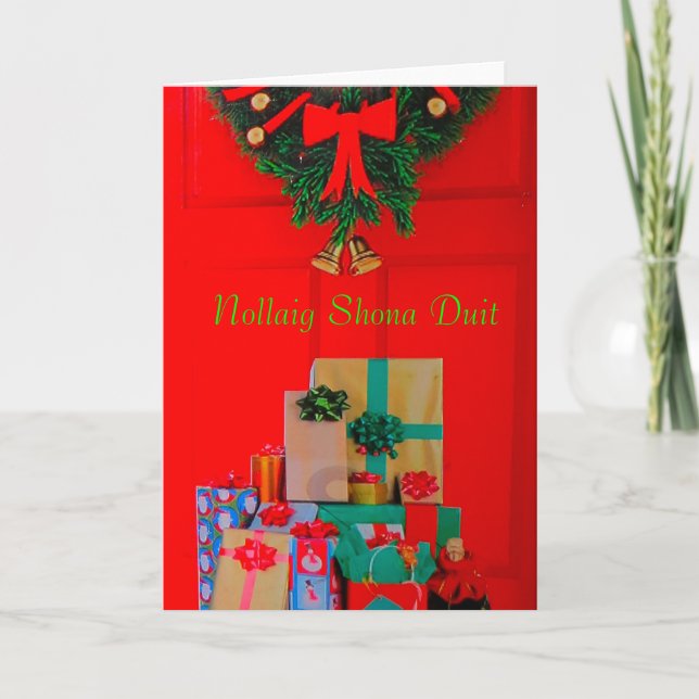 Christmas image for Irish Christmas postcard (Front)