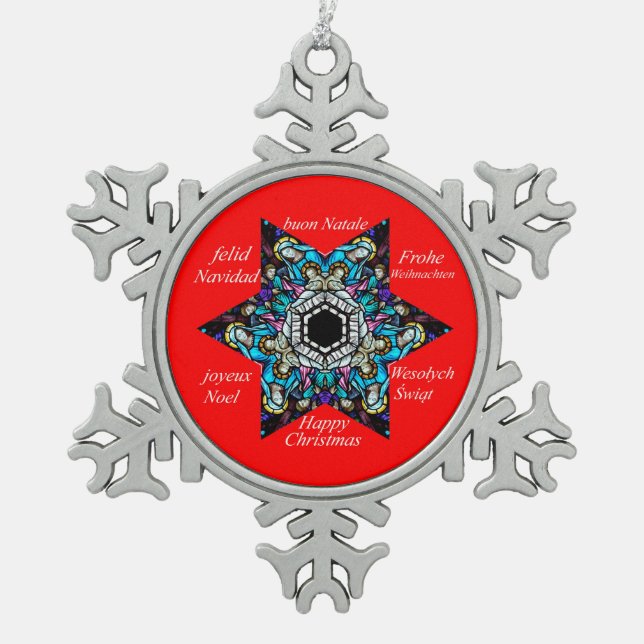 Christmas image for Snowflake Framed Decoration (Front)