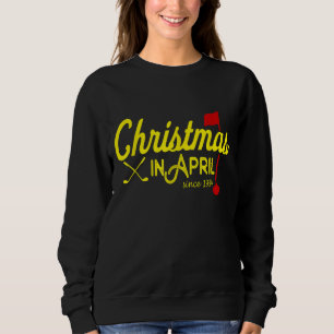 Christmas in April Golf Majors and Tournaments Sweatshirt