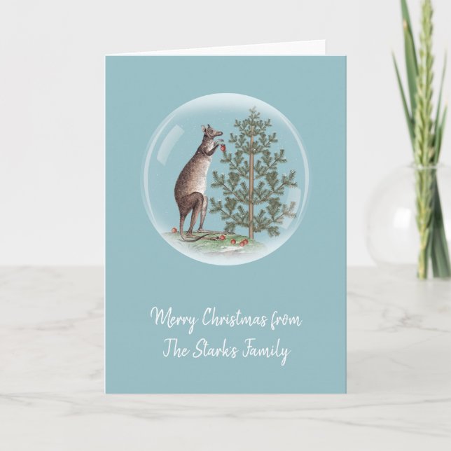 Christmas in Australia Holiday Card (Front)