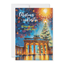 Christmas in Berlin Invitation Card