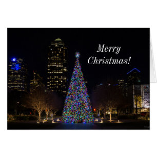 Christmas In Downtown Dallas Card