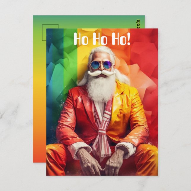 Christmas in Every Colour Postcard (Front/Back)