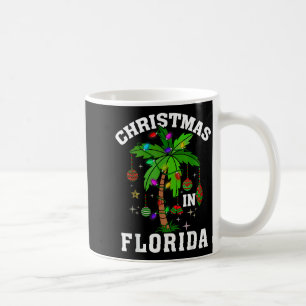 Christmas In Florida Deck The Palm Tree Xmas Winte Coffee Mug