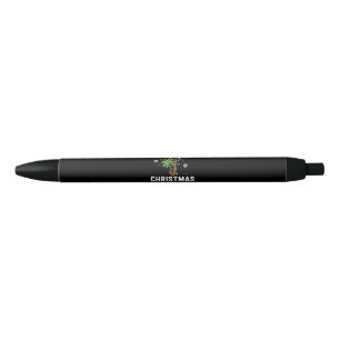 Christmas In Florida Deck The Palm Trees Family Va Black Ink Pen
