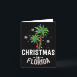 Christmas In Florida Deck The Palm Trees Family Va Card<br><div class="desc">Christmas In Florida Deck The Palm Trees Family Vacation</div>