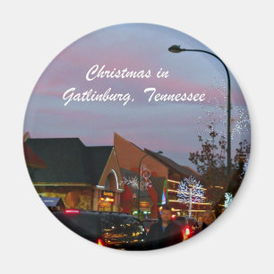 Christmas in Gatlinburg, Tennessee Magnet