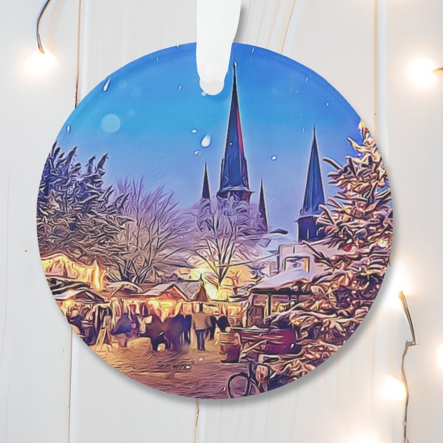 Christmas in Germany Keepsake Souvenir Ornament (Creator Uploaded)