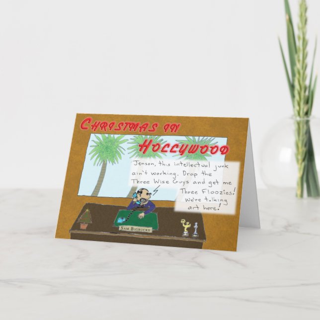 Christmas in Hollywood Holiday Card (Front)