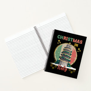 Christmas in Italy Italian Holiday Vibes” Notebook