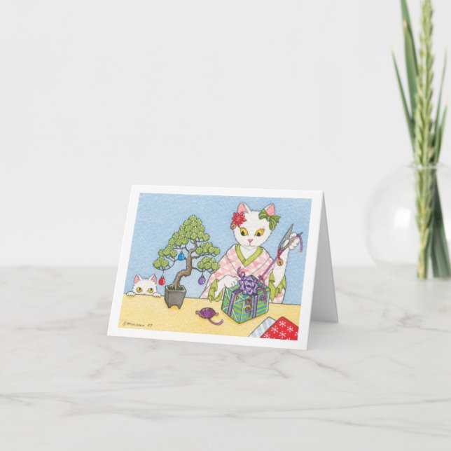 Christmas in Japan notecard (Front)