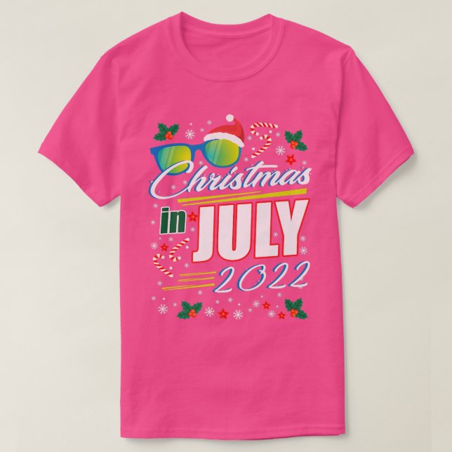 Christmas In July 2022 Premium  T-Shirt (Design Front)