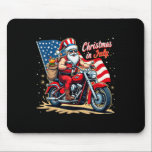 Christmas In July Biker Santa American Funny Summe Mouse Pad<br><div class="desc">Christmas In July Biker Santa American Funny Summer Holiday</div>