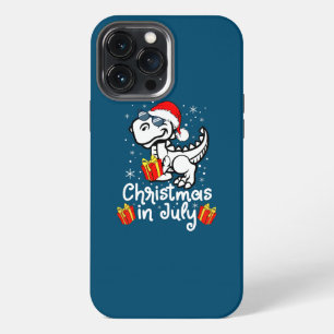 Christmas In July Boys Toddler T Rex Dinosaur iPhone 13 Pro Max Case