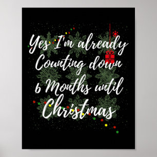 Christmas In July Christmas Countdown Poster