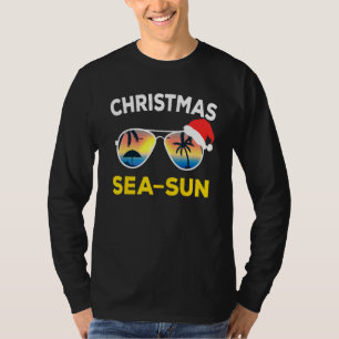 Christmas In July - Christmas Sea-Sun Beach Sungla T-Shirt