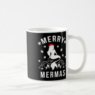 Christmas In July - Coastal Beach - Merry Mermas M Coffee Mug