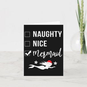 Christmas In July - Coastal Beach - Naughty Nice M Card