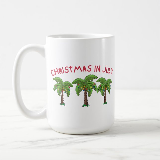 Christmas In July Coffee Mug (Left)