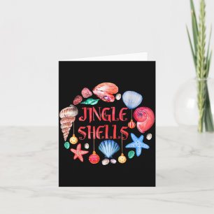 Christmas In July Cute Beach Santa Claus Jingle Sh Card